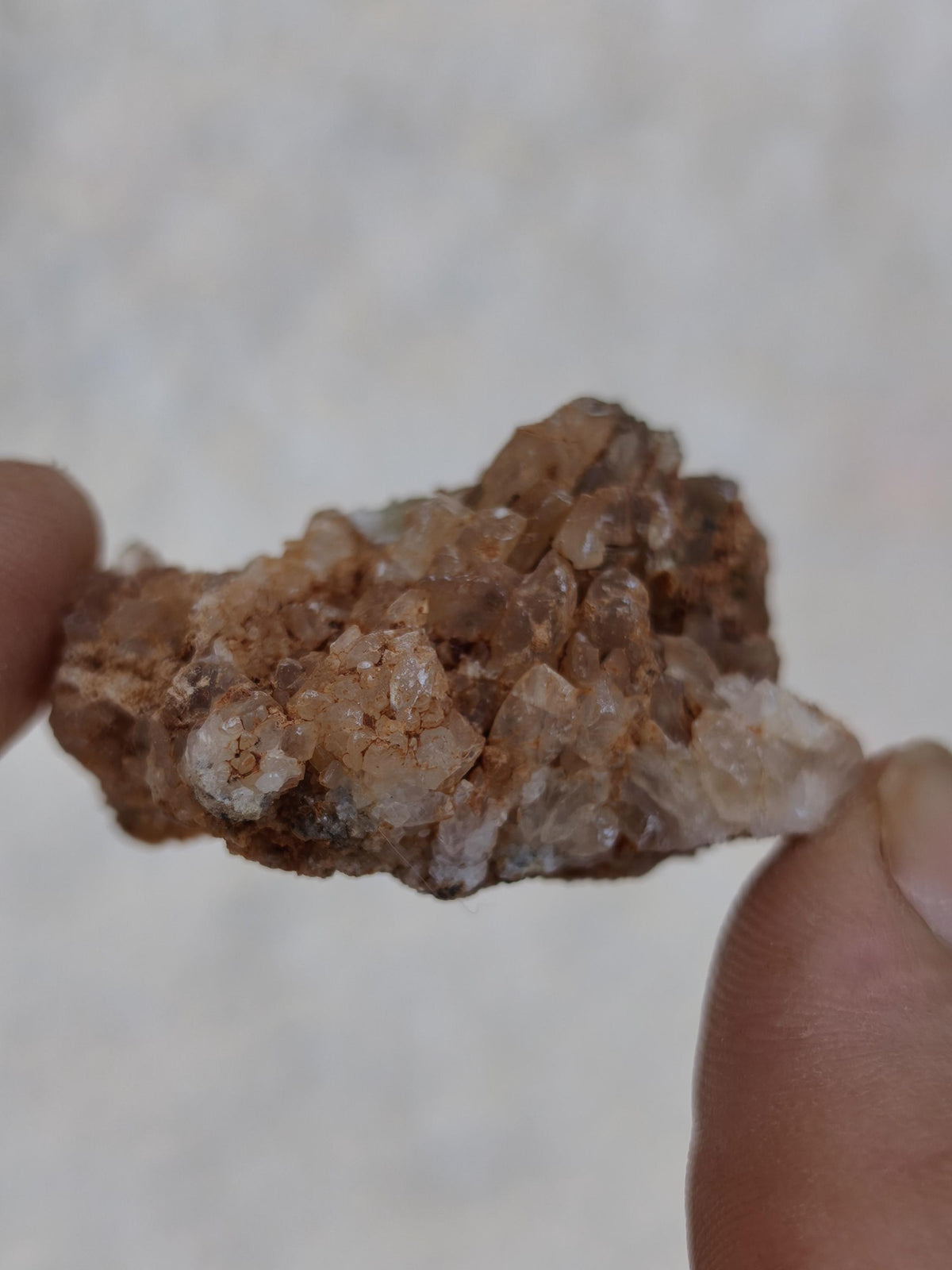 Calcite Roh Kristall Stufe  – Attavyros, Insel Rhodos Griechenland Sammler Mineralien Kristall Deko Selbstfund Geschenk Haus Wohnen gelb