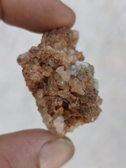 Calcite Roh Kristall Stufe  – Attavyros, Insel Rhodos Griechenland Sammler Mineralien Kristall Deko Selbstfund Geschenk Haus Wohnen gelb