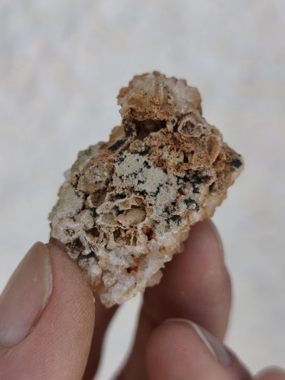 Calcite Roh Kristall Stufe  – Attavyros, Insel Rhodos Griechenland Sammler Mineralien Kristall Deko Selbstfund Geschenk Haus Wohnen gelb