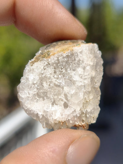 Calcite Roh Kristall Stufe  – Attavyros, Insel Rhodos Griechenland Sammler Mineralien Kristall Deko Selbstfund Geschenk Haus Wohnen gelb