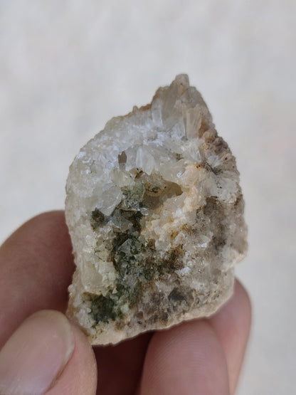 Calcite Roh Kristall Stufe  – Attavyros, Insel Rhodos Griechenland Sammler Mineralien Kristall Deko Selbstfund Geschenk Haus Wohnen gelb