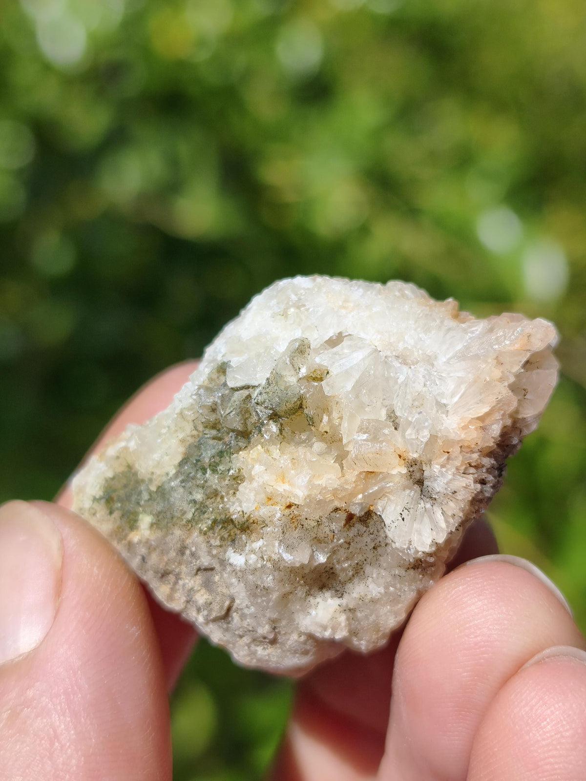 Calcite Roh Kristall Stufe  – Attavyros, Insel Rhodos Griechenland Sammler Mineralien Kristall Deko Selbstfund Geschenk Haus Wohnen gelb