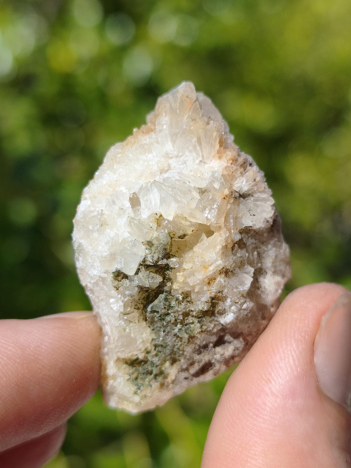 Calcite Roh Kristall Stufe  – Attavyros, Insel Rhodos Griechenland Sammler Mineralien Kristall Deko Selbstfund Geschenk Haus Wohnen gelb