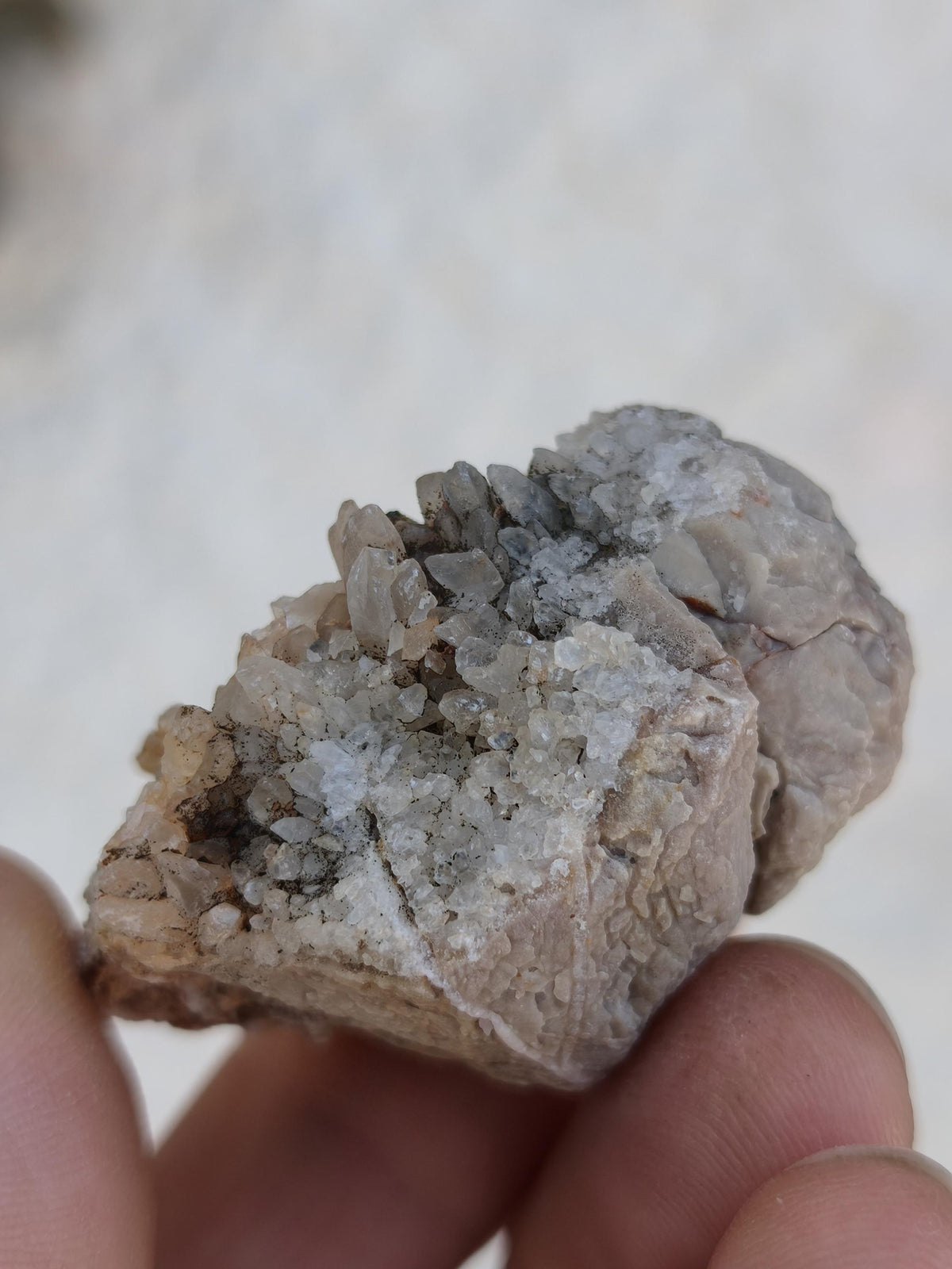 Calcite Roh Kristall Stufe  – Attavyros, Insel Rhodos Griechenland Sammler Mineralien Kristall Deko Selbstfund Geschenk Haus Wohnen gelb