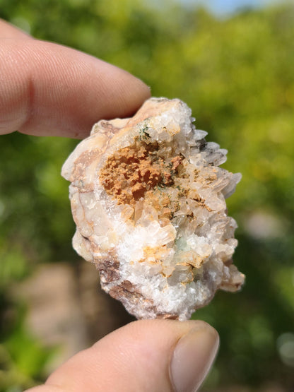 Calcite Roh Kristall Stufe  – Attavyros, Insel Rhodos Griechenland Sammler Mineralien Kristall Deko Selbstfund Geschenk Haus Wohnen gelb