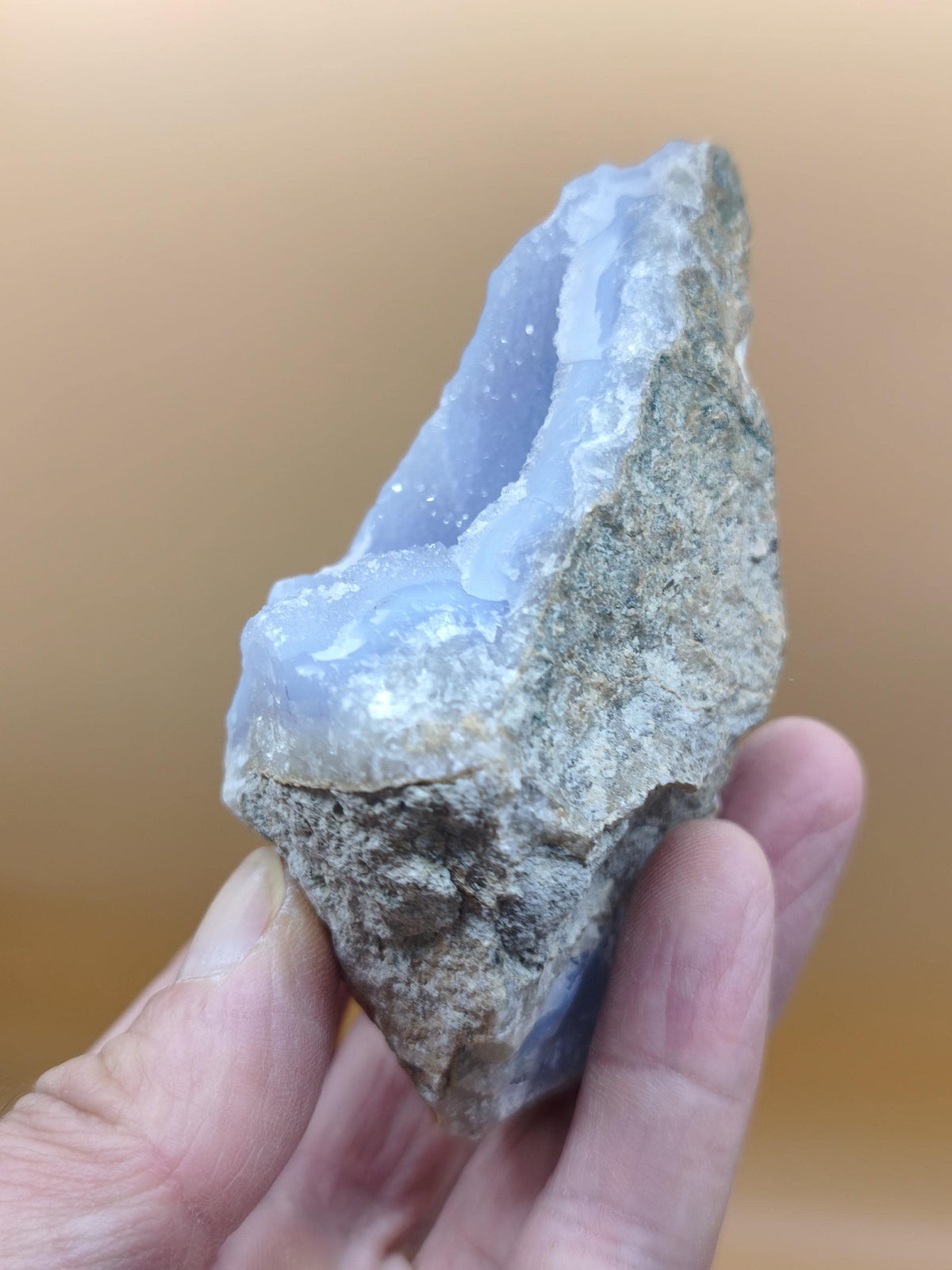 Chalcedony Raw Grade A - Collector Decor Gemstone Natural Healing Stone Minerals Energy Chakra Home Decoration Gift Him Her Man Woman blue
