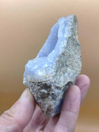 Chalcedony Raw Grade A - Collector Decor Gemstone Natural Healing Stone Minerals Energy Chakra Home Decoration Gift Him Her Man Woman blue