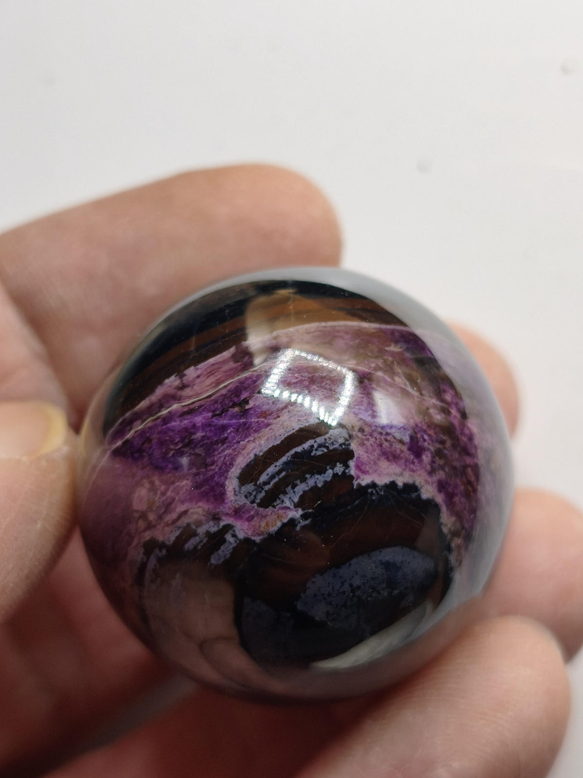 Sugilite *Rareté* Sphère de Sugilite AAA ~ Pierre précieuse Déco Cristal Méditation Énergie Pierre de soin Rareté Rare Collection Investissement Valeur