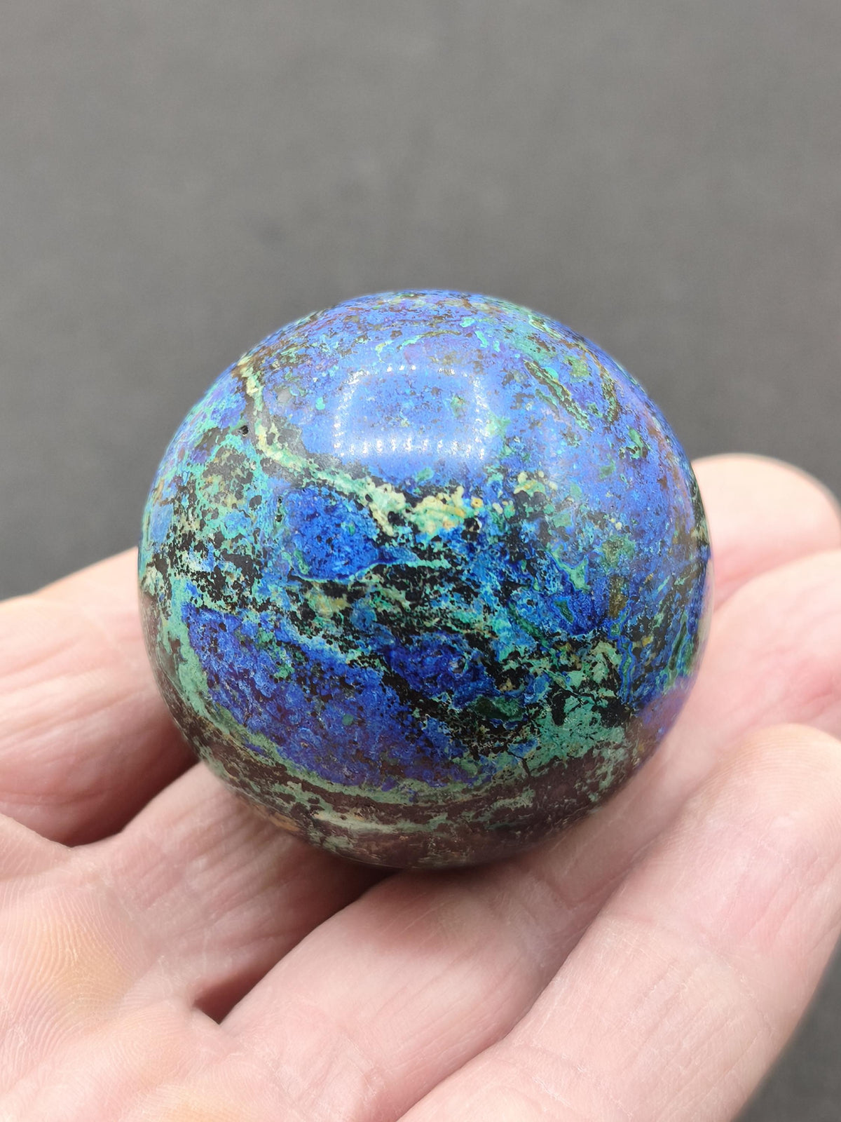 AZURITE Malachite Chrysocolla Sphere Crystals blue Natural Gemstone Sphere Decor Living Meditation Healing Stone Rarity Collector Minerals Unique Item
