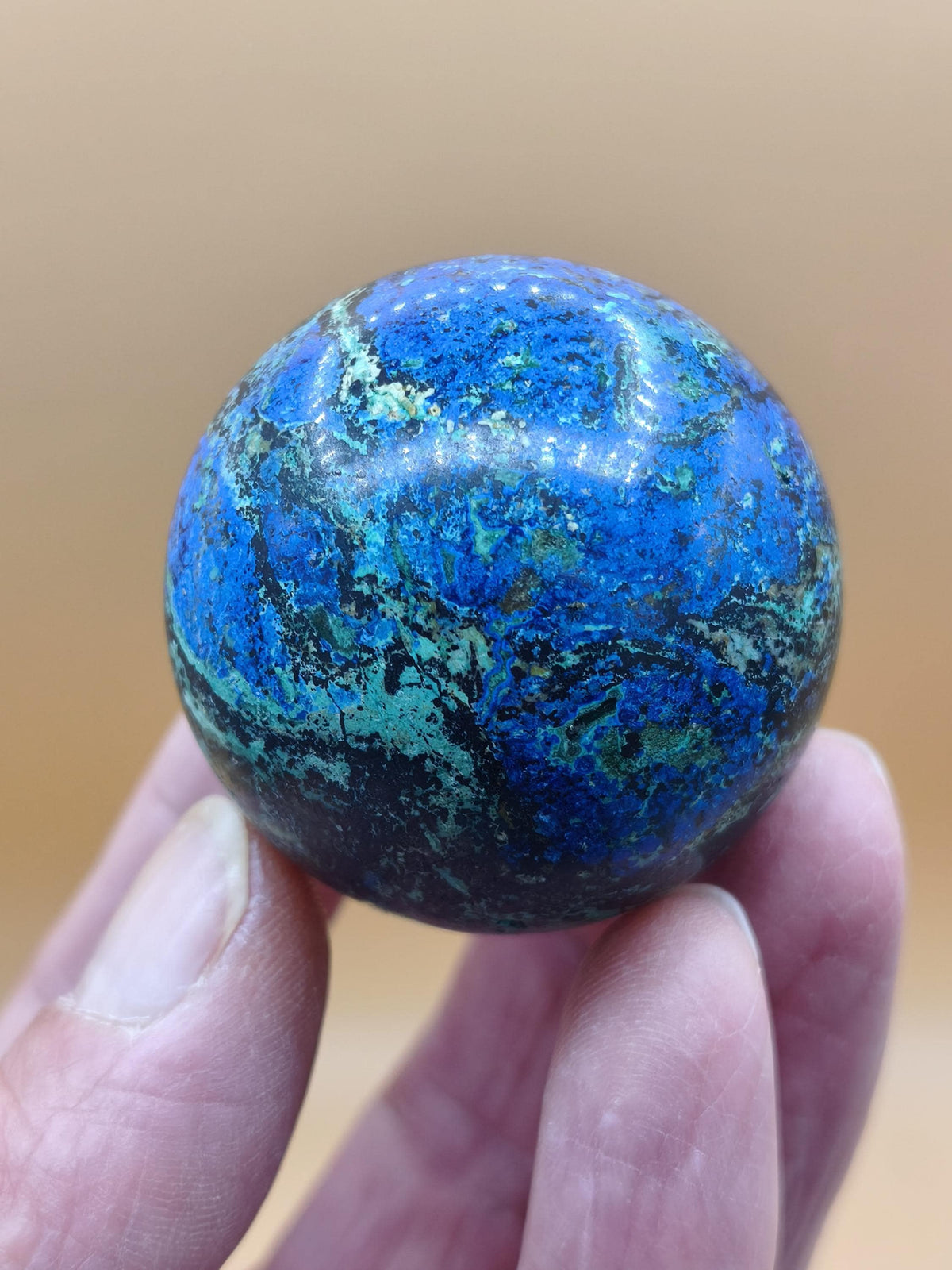 AZURITE Malachite Chrysocolla Sphere Crystals blue Natural Gemstone Sphere Decor Living Meditation Healing Stone Rarity Collector Minerals Unique Item