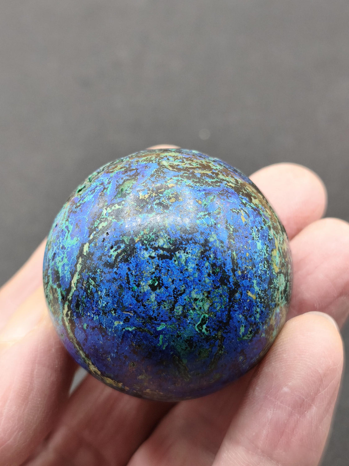 AZURITE Malachite Chrysocolla Sphere Crystals blue Natural Gemstone Sphere Decor Living Meditation Healing Stone Rarity Collector Minerals Unique Item