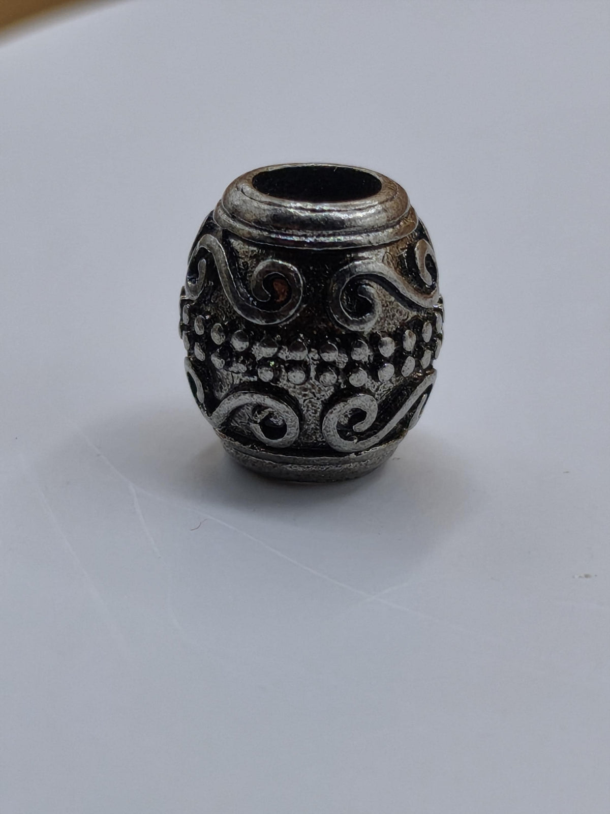 Edelstahl Perlen für Dreadlocka Haare Bart hochwertig Silbern Breads Dreads Schmuck Accesoire HIPPIE GOA Boho Tribal Natur Indian Vintage