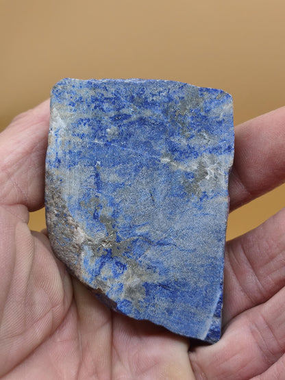 LapisLazuli Scheibe Edelstein blau Stufe Anschliff Deko Platte Kristall Vintage Meditation Heilstein Frau Mann Geschenk Er Sie Haus Energie