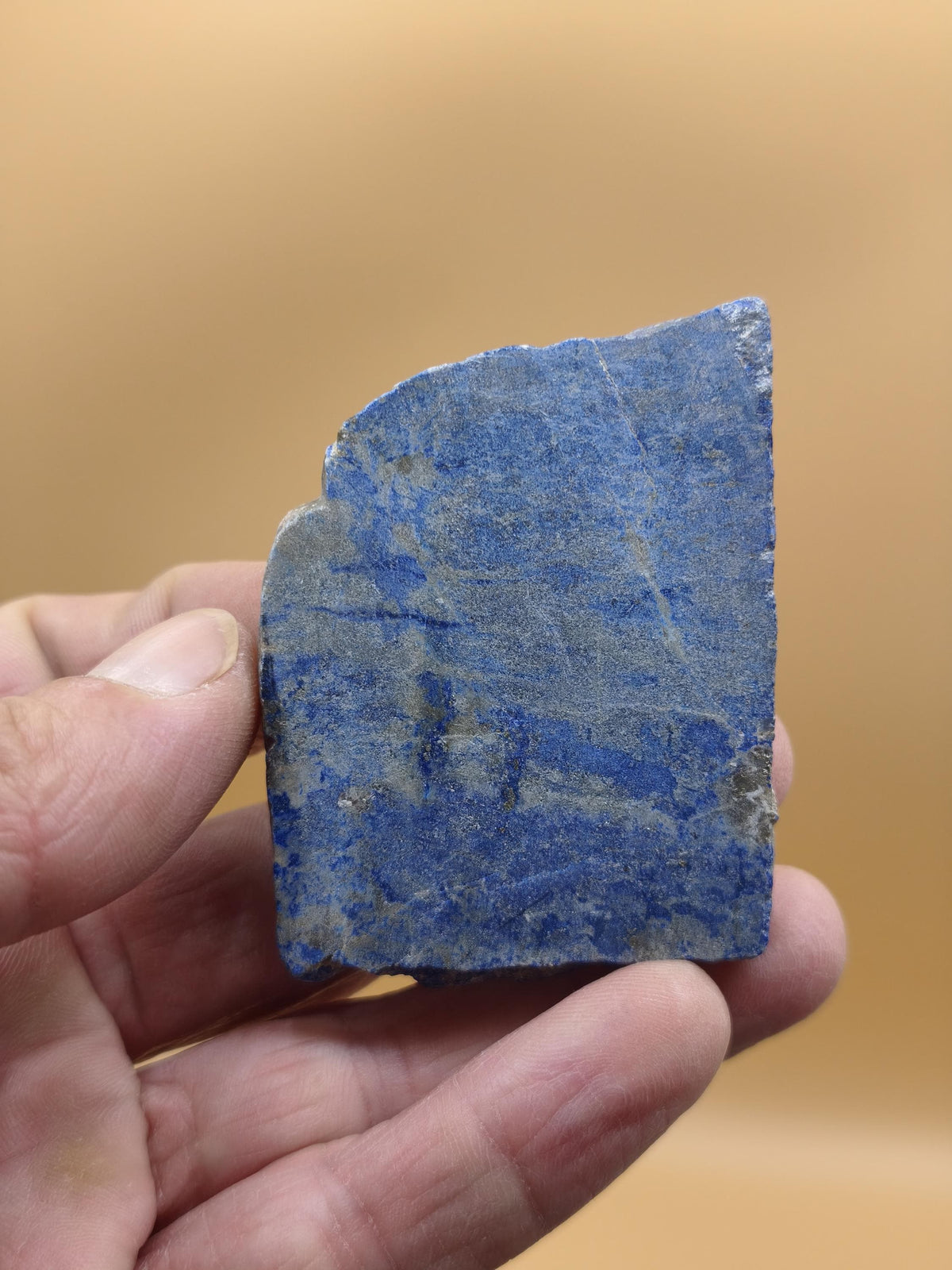LapisLazuli Scheibe Edelstein blau Stufe Anschliff Deko Platte Kristall Vintage Meditation Heilstein Frau Mann Geschenk Er Sie Haus Energie