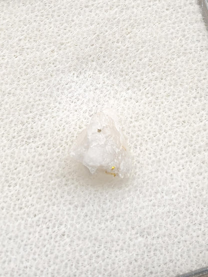 Gold auf Quarz Matrix Jilove (Tschechien) echt Kristall natürlich Sammler Mineral selten