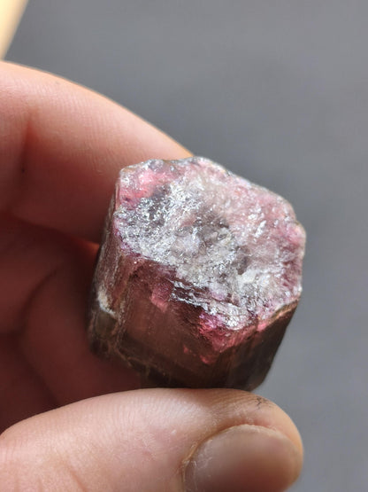 XL Wassermelonen Turmalin rot pink - Roh Kristall Stufe Sammler Deko groß Energie Heilstein Schutz  Geschenk Haus Wohnung