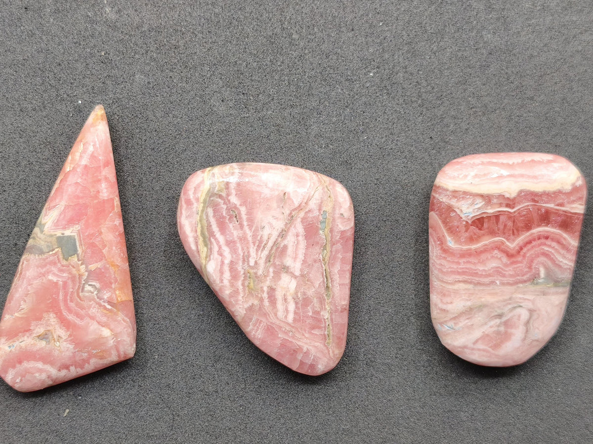 Rhodochrosit A-AAA Cabochons Edelstein Kristall rosa pink Heilstein Er Sie Mann Frau Geschenk Glück Sammler Mineralien Dekoration