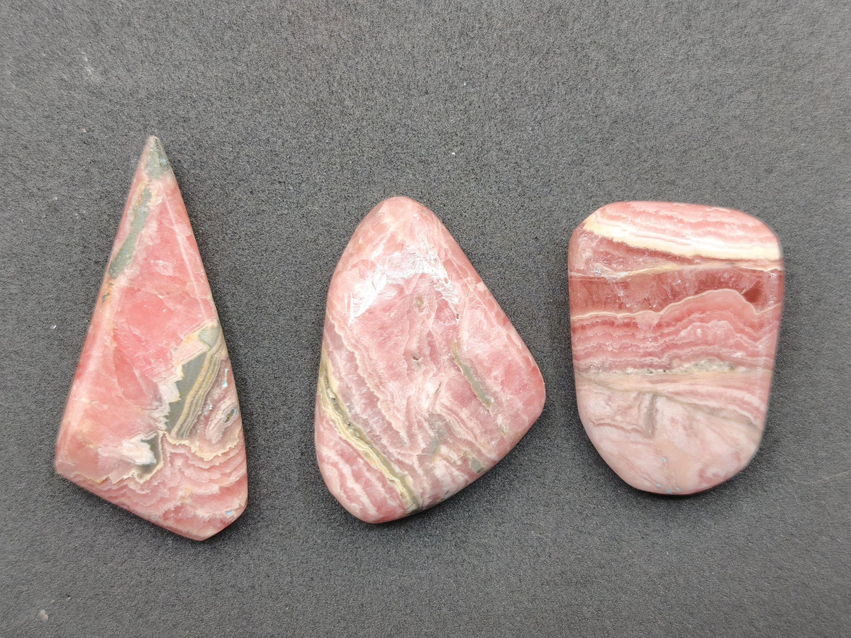 Rhodochrosit A-AAA Cabochons Edelstein Kristall rosa pink Heilstein Er Sie Mann Frau Geschenk Glück Sammler Mineralien Dekoration