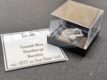 Leiteit Kristall 17 mm aus Tsumeb Namibia | Seltenes Mineral | Historische Sammlung vor 1972 Kristall Sammler roh Stufe Edelstein Rarität