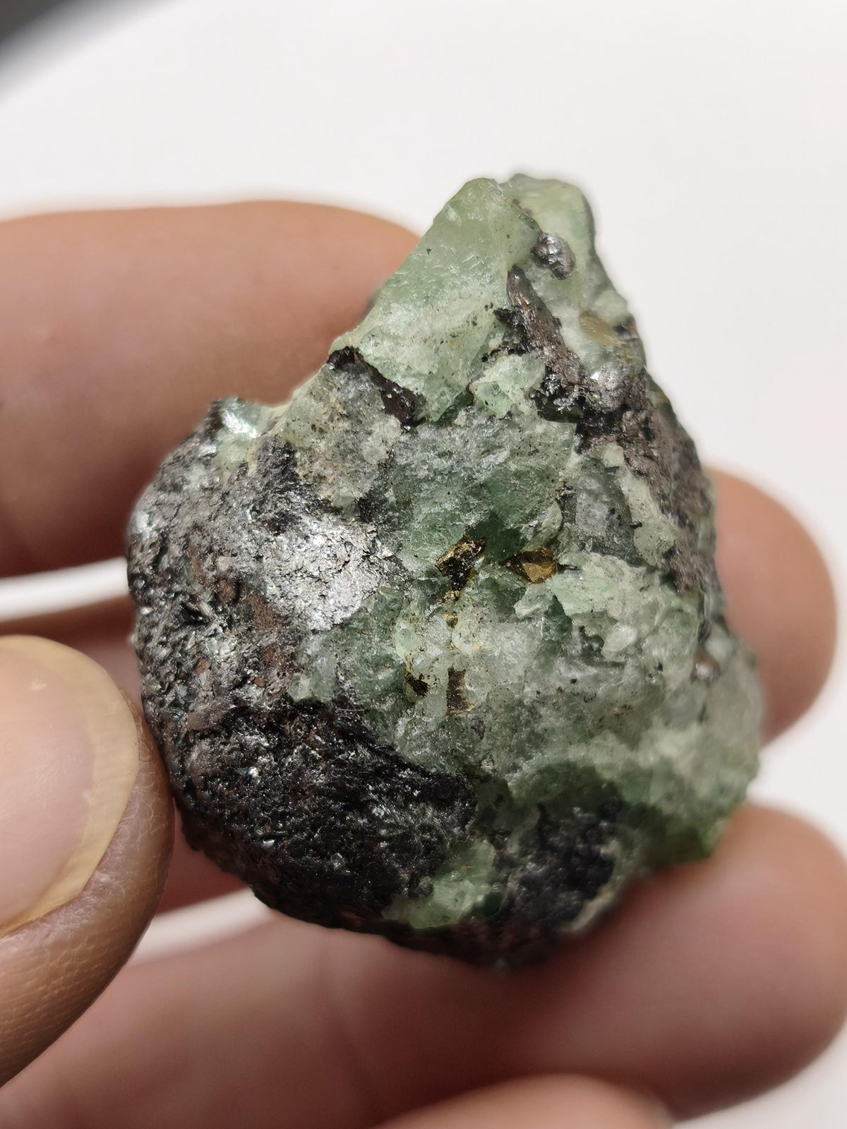Tsavorit Kristall aus Merelani Tansania | Grüner Granat Rohkristall | Natürlicher Chrom Grossular | Sammler Mineralien roh