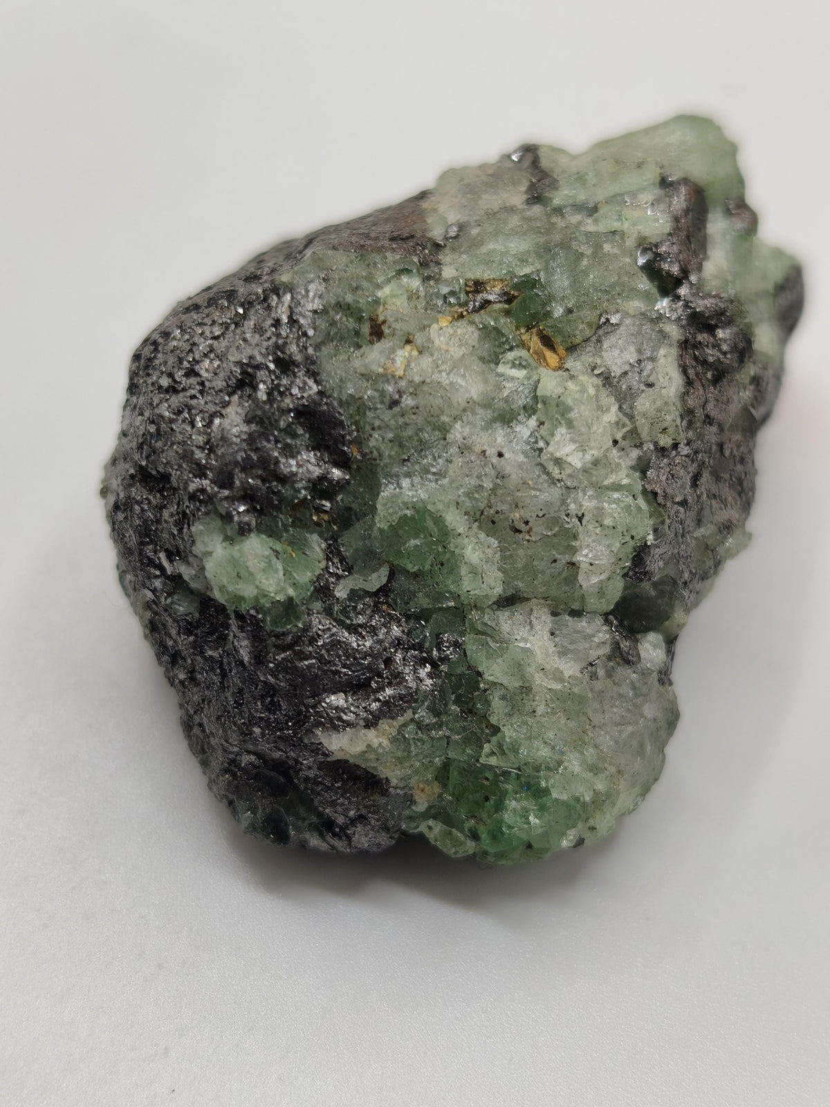 Tsavorit Kristall aus Merelani Tansania | Grüner Granat Rohkristall | Natürlicher Chrom Grossular | Sammler Mineralien roh