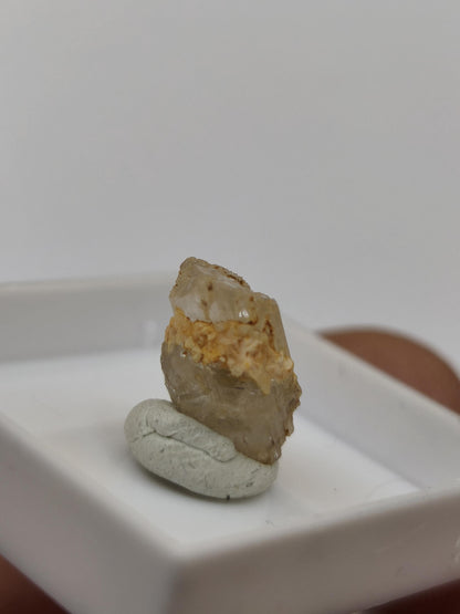 4,5ct Phenakit Kristall aus Namibia | Stiepelmann Mine Erongo | Klarer natürlicher Rohkristall | Seltenes Sammler Mineral Heilstein Rarität