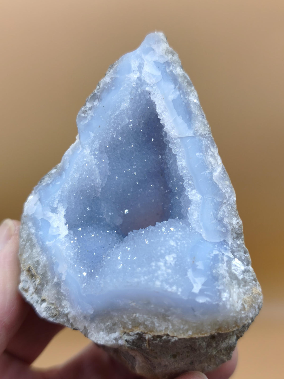 Chalcedony Raw Grade A - Collector Decor Gemstone Natural Healing Stone Minerals Energy Chakra Home Decoration Gift Him Her Man Woman blue