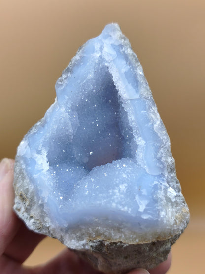 Chalcedony Raw Grade A - Collector Decor Gemstone Natural Healing Stone Minerals Energy Chakra Home Decoration Gift Him Her Man Woman blue