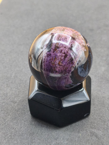 Sugilite *Rareté* Sphère de Sugilite AAA ~ Pierre précieuse Déco Cristal Méditation Énergie Pierre de soin Rareté Rare Collection Investissement Valeur