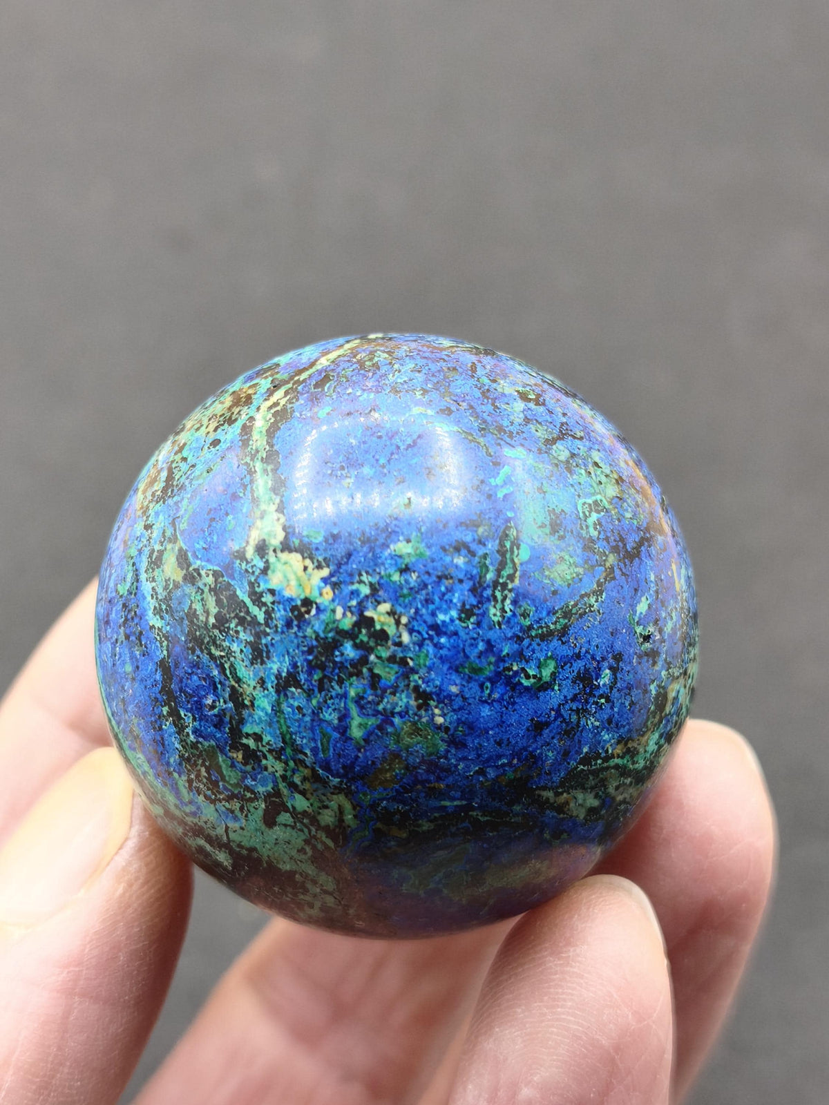 AZURITE Malachite Chrysocolla Sphere Crystals blue Natural Gemstone Sphere Decor Living Meditation Healing Stone Rarity Collector Minerals Unique Item