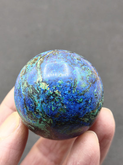 AZURITE Malachite Chrysocolla Sphere Crystals blue Natural Gemstone Sphere Decor Living Meditation Healing Stone Rarity Collector Minerals Unique Item