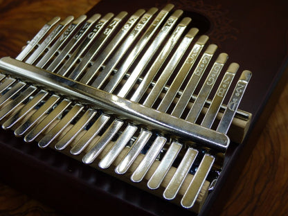 KALIMBA "Mandala" ~ Daumen Klavier - Instrument braun Holz süßer Klang Spirituell Musik Reisen Heilung Natur Goa Hippie Boho Ethno Vintage - Art of Nature Berlin