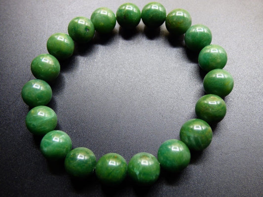 Kanada Jade dunkelgrün ~ Edelstein Armband Stretch ~ GOA ~ Hippie ~Boho ~Ethno ~Indie ~Nature ~Heilstein Energie Chakra - Art of Nature Berlin