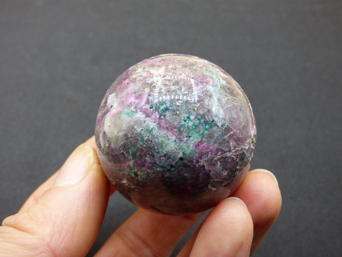 Kobalt Calcit Kugel *Rarität* rosa Pink Kristall Edelstein Deko Haus Sammler Geschenk Er Sie Mann Frau Freund Mineral Selten Heilstein - Art of Nature Berlin