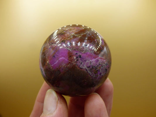 Kobalt Calcit Kugel *Rarität* rosa Pink Kristall Edelstein Deko Haus Sammler Geschenk Er Sie Mann Frau Freund Mineral Selten Heilstein - Art of Nature Berlin