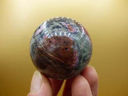 Kobalt Calcit Kugel *Rarität* rosa Pink Kristall Edelstein Deko Haus Sammler Geschenk Er Sie Mann Frau Freund Mineral Selten Heilstein - Art of Nature Berlin