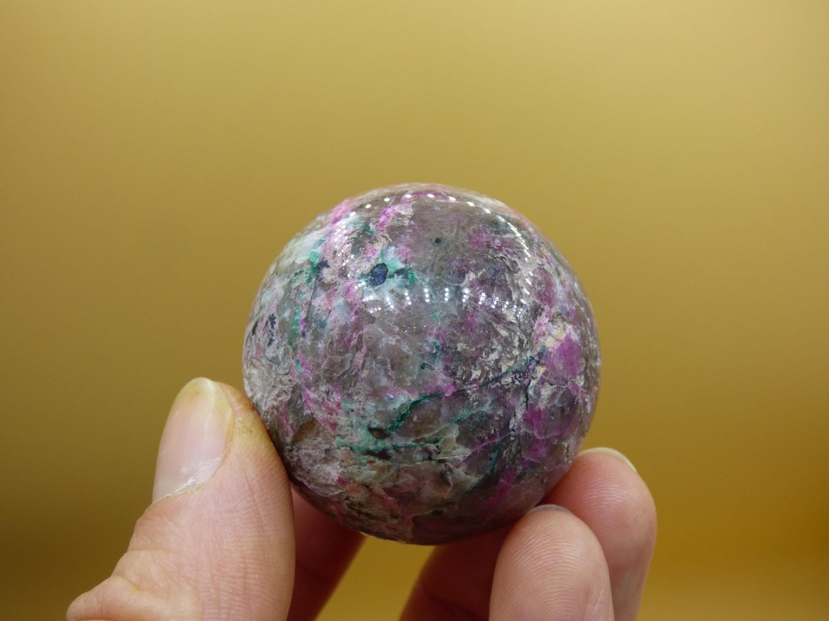 Kobalt Calcit Kugel *Rarität* rosa Pink Kristall Edelstein Deko Haus Sammler Geschenk Er Sie Mann Frau Freund Mineral Selten Heilstein - Art of Nature Berlin