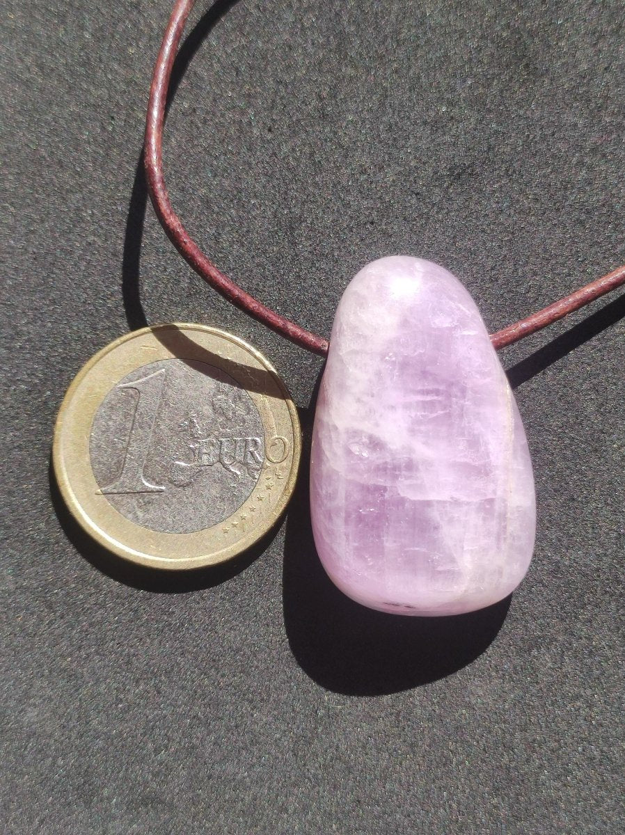 Kunzit A - Edelstein Kette Heilstein rosa pink Rarität Mann Frau Glück HIPPIE GOA Boho Tibet Ethno Natur Rarität Geschenk Er Sie Mann Frau - Art of Nature Berlin