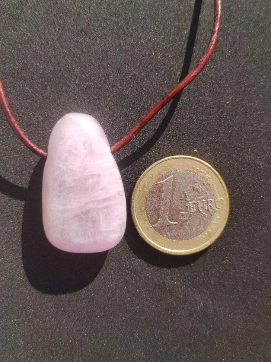 Kunzit A - Edelstein Kette Heilstein rosa pink Rarität Mann Frau Glück HIPPIE GOA Boho Tibet Ethno Natur Rarität Geschenk Er Sie Mann Frau - Art of Nature Berlin