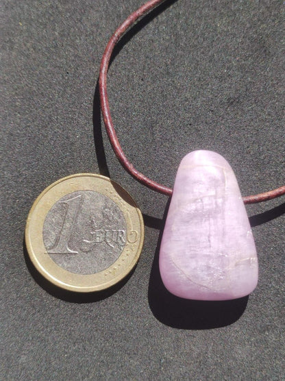 Kunzit A - Edelstein Kette Heilstein rosa pink Rarität Mann Frau Glück HIPPIE GOA Boho Tibet Ethno Natur Rarität Geschenk Er Sie Mann Frau - Art of Nature Berlin