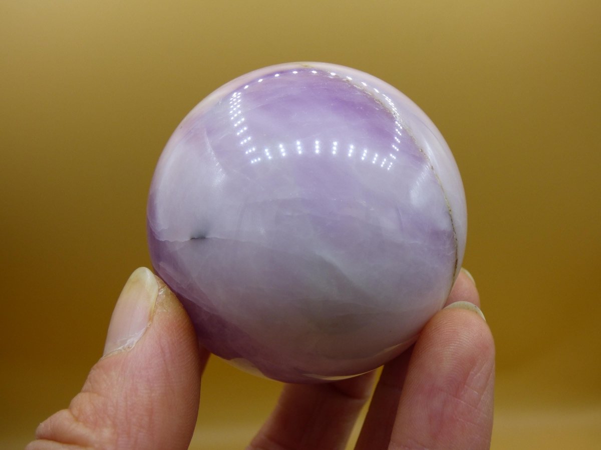 Kunzit AA rosa Schimmer Flash ~ Edelstein Kugel Deko Sphere Haus Wohn Kristall HIPPIE Heilstein Rarität Selten Geschenk Frau Geschenk Er Sie - Art of Nature Berlin