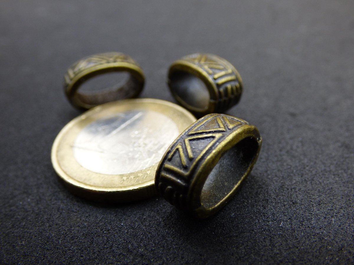 Kupfer ~ Dreadlock Perlen Bartperlen ~ Breads Dreads ~HIPPIE ~GOA ~Boho ~Ethno ~Nature ~Indian ~Vintage - Art of Nature Berlin