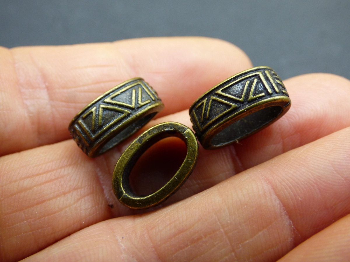 Kupfer ~ Dreadlock Perlen Bartperlen ~ Breads Dreads ~HIPPIE ~GOA ~Boho ~Ethno ~Nature ~Indian ~Vintage - Art of Nature Berlin