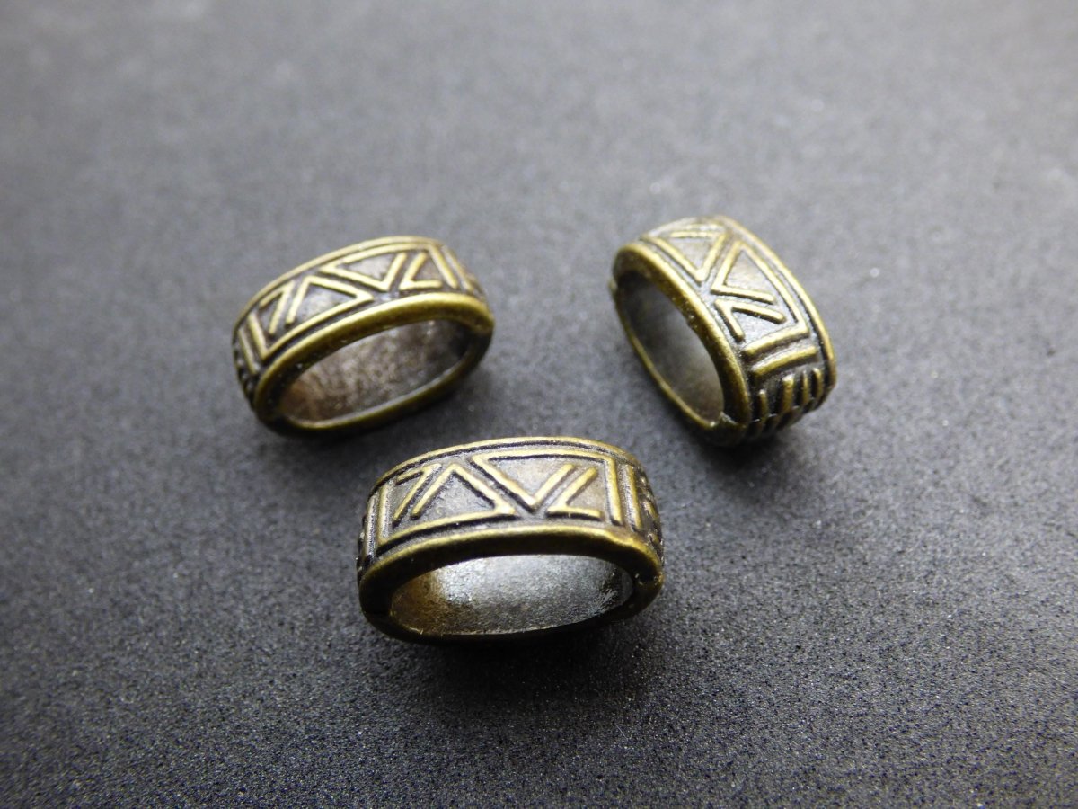 Kupfer ~ Dreadlock Perlen Bartperlen ~ Breads Dreads ~HIPPIE ~GOA ~Boho ~Ethno ~Nature ~Indian ~Vintage - Art of Nature Berlin