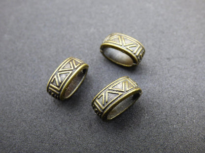 Kupfer ~ Dreadlock Perlen Bartperlen ~ Breads Dreads ~HIPPIE ~GOA ~Boho ~Ethno ~Nature ~Indian ~Vintage - Art of Nature Berlin