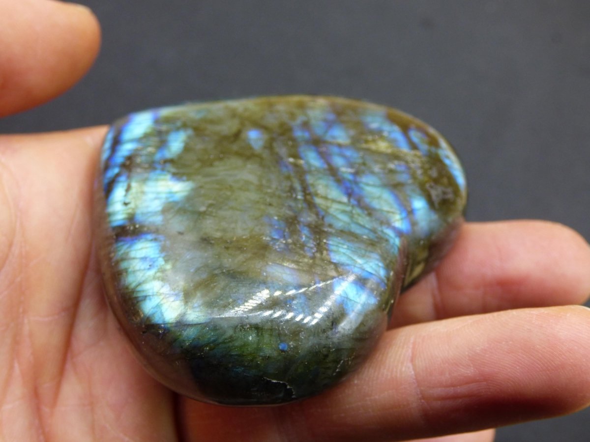 Labradorit ~ Edelstein Herz ~ Massage & Deko Sphere ~HIPPIE ~GOA ~Boho ~Ethno ~Nature ~Heilstein ~Natur ~Flash ~Schimmernd - Art of Nature Berlin