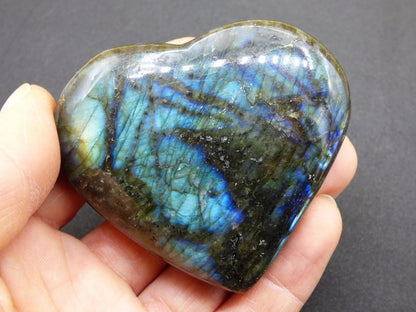 Labradorit ~ Edelstein Herz ~ Massage & Deko Sphere ~HIPPIE ~GOA ~Boho ~Ethno ~Nature ~Heilstein ~Natur ~Flash ~Schimmernd - Art of Nature Berlin