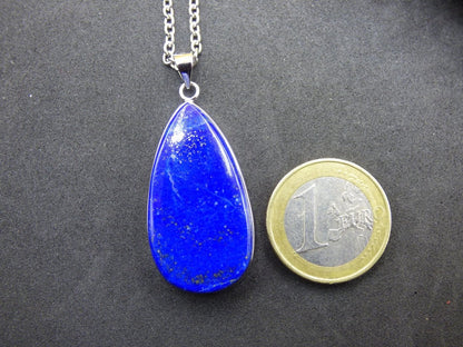 LapisLazuli ~ 925 Silber Edelstein Kette Heilstein Natur Blau Rarität Edel Mann Frau Geschenk Er Sie Freundin Energie Kraft Ruhe Glück - Art of Nature Berlin