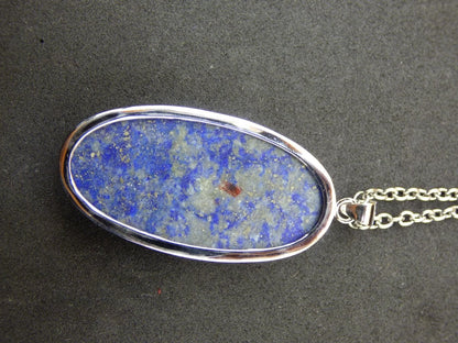 LapisLazuli ~ 925 Silber Edelstein Kette Heilstein Natur Blau Rarität Edel Mann Frau Geschenk Er Sie Freundin Energie Kraft Ruhe Glück - Art of Nature Berlin