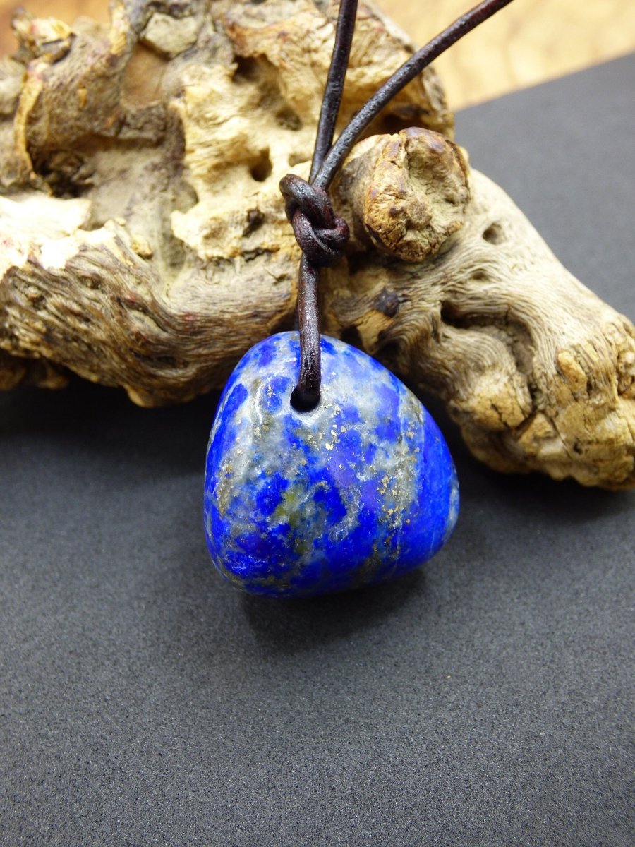 LapisLazuli~ Edelstein Kette blau ~HIPPIE ~GOA ~Boho ~Ethno ~Nature ~Heilstein - Art of Nature Berlin